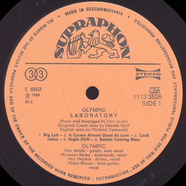 Olympic - Laboratory (1984)  label1.jpg