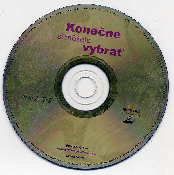 Various - Konecne Si Mozete Vybrat' (2001).jpg