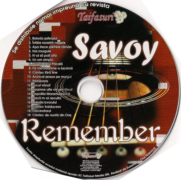 Savoy - Remember (2008).jpg