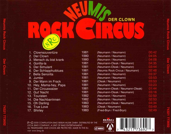 Neumis Rock Circus - Der Clown (1983, 2000) back.jpg