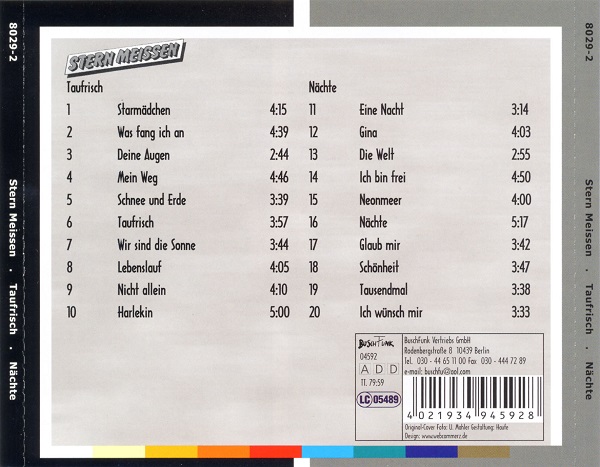 Stern Meissen - Taufrisch & Nachte (1985 - 1987) b.jpg