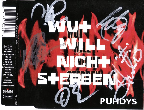 Puhdys - Wut will nicht sterben 2000 Single CD Rot Edition.jpg