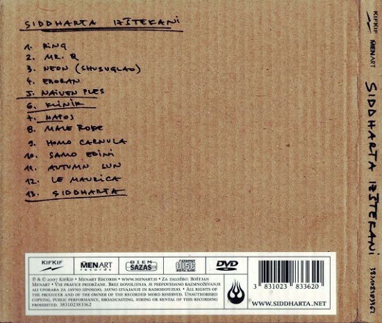 Siddharta. Izštekani [2007] (back).jpg